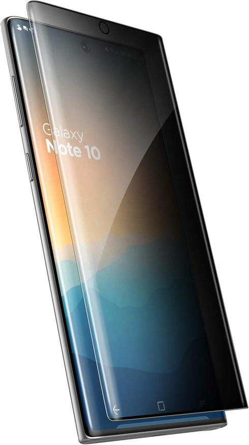 magglass Galaxy Note 10 Privacy Screen Protector - Anti Spy Fingerprint Resistant Tempered Glass Guard for Samsung Note 10 (Case Compatible) (NOT ...