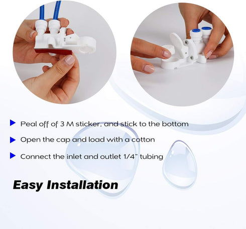 Frizzlife Leak Protection Valve For Reverse Osmosis And Under Sink Water Filter System MP99 & SP99 - Automatic Shut Off Protection When Water Leak...