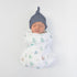 SwaddleDesigns Cotton Muslin Swaddle Blanket, Receiving Blanket for Baby Boys & Girls, Best Registry Gift, 46x46 inches, Watercolor Denim Mountain...