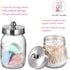 Mason Jar Bathroom Accessories Lids Set(4pcs) -Jars Not Included -Soap Dispenser,Toothbrush Holder,and Apothecary Jars Lids for Regular Mouth Maso...