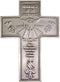Silver-Toned Pewter Seven Gifts of The Holy Spirit Hanging Wall Cross, 5 7/8 inches...