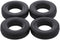 GoolRC 4pcs Trailer Car Rubber Tires for 1/14 Tamiya Tractor Truck RC Climber Trailer...