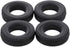 GoolRC 4pcs Trailer Car Rubber Tires for 1/14 Tamiya Tractor Truck RC Climber Trailer...