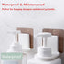 Shower Gel Bottle Rack Hook Bracket Bathroom Wall Magic Paste Shampoo Suction Wall Type Seamless Hook 3 Pack...
