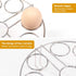 Stackable Egg Steamer Rack, BiaoGan Egg Cooking Rack with Heat Resistant Silicone Handles Compatible with Instant Pot Accessories 6,8 Quart, 18 Eg...