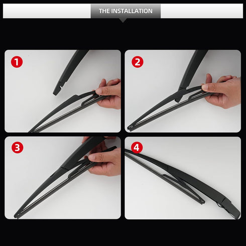 Rear Wiper Blade Assembly, Back Windshield Wiper Blades Arm Accessories Replacement for Ford Escape 2008-2012, Rear Wiper Blade and Arm Set for 20...