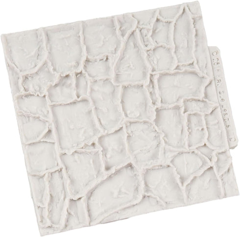 Rock Texture Silicone Lace Mold Brick Wall Texture Fondant Molds Stone Texture Mold for Cake Decoration Cupcake Topper Chocolate Candy Polymer Cla...