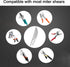 Miter Shears Replacement Blade,SK5 Steel Blade Quarter Round Cutting Tool for Angular Cutting Moulding,3pcs Shoe Molding Cutter Blade,Replacement ...