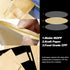 100 Pcs Resealable Kraft Paper Bags,Stand Up Pouches Bags with Matte Window, Zip Lock Food Storage Bags,Scratch Resistant Hand Self Sealing Bags. ...