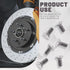8pcs Stainless Steel Brake Disc Rotor Screws, Car Brake Disc Rotor Screws, 93600-06014-0H Disc Brake Caliper Tool Set for Front and Rear Compatibl...