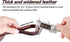 Leather Dog Leash 4ft x 3/4 inch, Heavy Duty Dog Leash, Strong Sturdy Genuine Leather Braided Dog Leash, Soft and Comfortable Leather Leash for La...