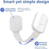DILSIAI Baby Locks (8-pack) Child Safety Strap Locks for Safe Quick Cabinets and Drawers, Toilet, Fridge & More. 3M Adhesive Pads. Easy Installati...