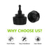 8 Pcs 3/4 in. Female Pipe Thread to 1/4 in. Drip Tubing Adapter, 3/4 Inch Faucet PVC Adapter Connect 3/4" FHT Faucet for 1/4" Drip Line, 3/4" to 1...