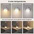 SCOPOW E26 8W Rechargeable Light Bulbs with Remote Control Timer and 3 Color Temperature Rechargeable Battery Operated Light Bulb 600LM Magnetical...