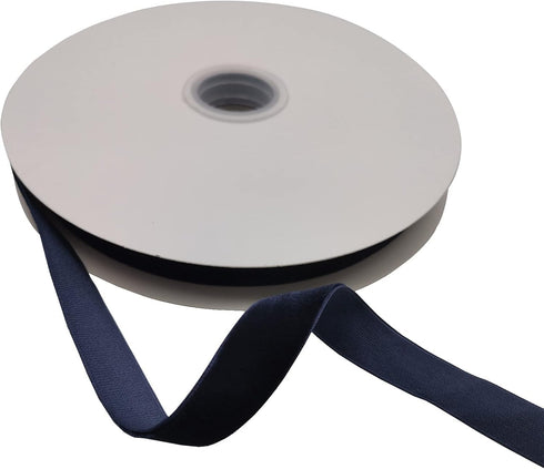 Navy Blue Velvet Ribbon Single Faced,5/8 Inch X 25Yards Spool...