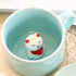 Lucky Cat 3D Cute Cartoon Animal Ceramics Coffee Cup - World's Greatest father, 8 OZ Coffee Mugs - Gift for Best Dad Mom Husband Wife Uncle Aunt G...