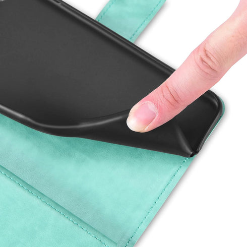 Asuwish Phone Case for Samsung Galaxy A32 5G 2021 6.5 inch Wallet Cover with Tempered Glass Screen Protector and Flip Card Holder Cell Accessories...