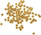 500Pcs 4mm Smooth Round Beads Gold Spacer Loose Ball Beads for Bracelet Jewelry Making Craft...