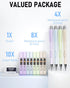 Nicpro 4 PCS Pastel Mechanical Pencil 0.7mm, Cute Fast Click Mechanical Pencils Set with 8 Tubes HB Lead Refills, Erasers, Eraser Refills for Scho...