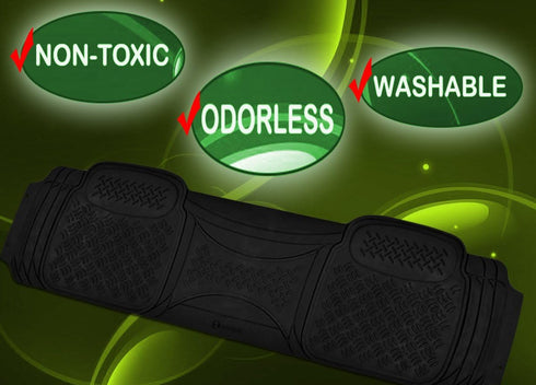 Zento Deals Car Floor Mat -Heavy Duty Weather Protection Mats (Black - 1pcs Car Diamond Floor Mat)...