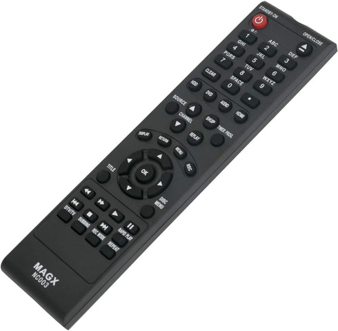NC003 NC003UD Replace Remote Control fit for Magnavox DVDR HDD DVD Player Recorder MDR515H MDR533H MDR535H MDR537H MDR557H MDR515H/F7 MDR535H/F7 M...