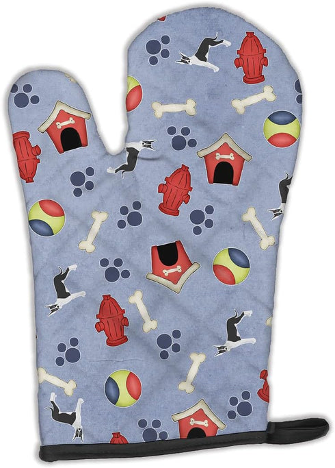 Caroline's Treasures BB4094OVMT Dog House Collection Mantle Cropped Great Dane Oven Mitt Heat Resistant Thick Oven Mitt for Hot Pans and Oven, Kit...