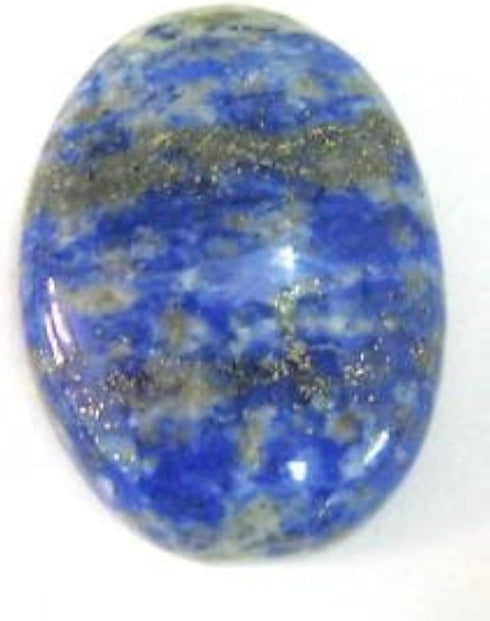 crystalmiracle Beautiful Lapis Lazuli 1 Inch Worry Stone Positive Energy Crystal Healing Thumb Stone for Reiki Protective Meditation Feng Shui Gif...