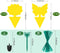Stingmon 54 Pack Fruit Fly Trap for Indoors, Gnat Traps for House Indoor, Fungus Gnat Killer Indoor & Outdoor Sticky Traps for Plants, Mosquitoes,...