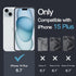JETech Magnetic Case for iPhone 15 Plus 6.7-Inch Compatible with MagSafe Wireless Charging, Shockproof Phone Bumper Cover, Anti-Scratch Clear Back...