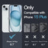 JETech Case for iPhone 15 Plus 6.7-Inch, Non-Yellowing Shockproof Phone Bumper Cover, Anti-Scratch Clear Back (Clear)......