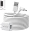 OLAIKE 5m/16ft Charge Cable with DC Power Adapter Compatible with Ring Stick Up Cam Battery 3rd Gen/2nd Gen/Plug-in, Weatherproof Cable to Continu...