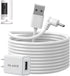 OLAIKE 5m/16ft Charge Cable with DC Power Adapter Compatible with Ring Stick Up Cam Battery 3rd Gen/2nd Gen/Plug-in, Weatherproof Cable to Continu...