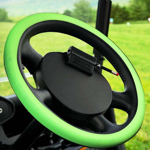 Universal Golf Cart Steering Wheel Cover Stretchable Fits 12.5 Inch to 14.5 Inch for EZGO, Yahama,RXV, Club Car (Green)...