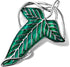 Bahamut Elegant Elven Green Tree Leaf Enamel Pins Brooch for Women Men Suit Pendant Necklace,Cloak Clasp Brooches Cosplay Jewelry...