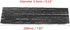 KIMISS 50pcs Tire Repair Rubber Strips, Black Tubeless Tyre Tire Puncture Repair Seal Rubber Strips Car Motorcycle 200 * 3.5mm spray on tyre punct...