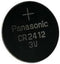 Panasonic CR2412 Lithium 3V Coin Cell Battery DL2412 BR2412...