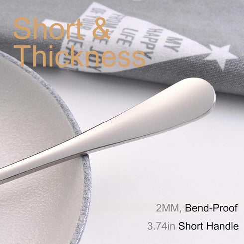 DJ-WARE Small Teaspoons Stainless Steel Tea Spoons Set of 12, 5.5 Inch...