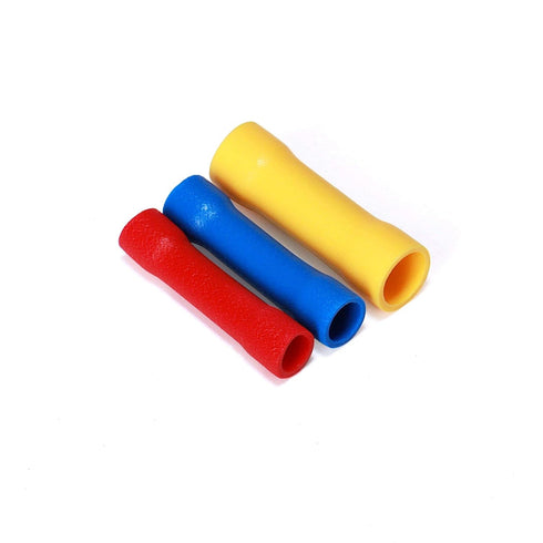 Ginsco 250Pcs Insulated Wire Connectors Assorted Crimp Terminal Kit - Quick Disconnect Ring Spade Butt Splices Piggy Back...