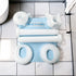 2PCS Universal White Plastic Toilet Cover Screw Replacement Parts, Toilet Cover Hinge Bolts and Nuts, Replacement Parts for Top Mount Toilet Cover...