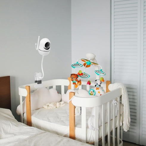 Flexible Baby Monitor Clip Clamp Mount Compatible with HelloBaby HB6550/HB65/HB66/HB248,ANMEATE SM935E,iFamily 43E,Kidsneed SM935, Hellobaby Camer...