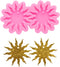 Angel Wings Super Shiny Sun Flower Earring Molds Resin Silicone Jewelry Making Mold Earring Silicone Molds for Epoxy Resin, Resin Jewelry Making S...