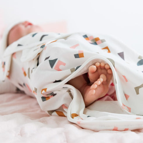 Infant Baby Swaddle Blanket, Safe Infant Sleep Zip Swaddle (ToyBlock Print Sleepsack 1PACK)...