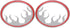 1 Pair Front Chrome Motorcycle Flame Speaker Grill Accent Trim Cover for Harley Touring Electra Street Glide Ultra Limited & Trike 2014-2023...