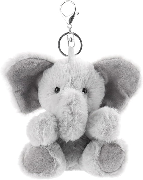 Apricot Lamb Cute Toys Plush Gray Elephant Stuffed Animal Soft Keychain for Kids Bag, Purse, Backpack, Handbag (6 Inches)...