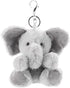 Apricot Lamb Cute Toys Plush Gray Elephant Stuffed Animal Soft Keychain for Kids Bag, Purse, Backpack, Handbag (6 Inches)...