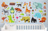 DEKOSH Jungle Animal Wall Decal Pack of Colorful Stickers for Baby Nursery Playroom - Peel & Stick Unisex Safari Theme Kids Wall Decals...