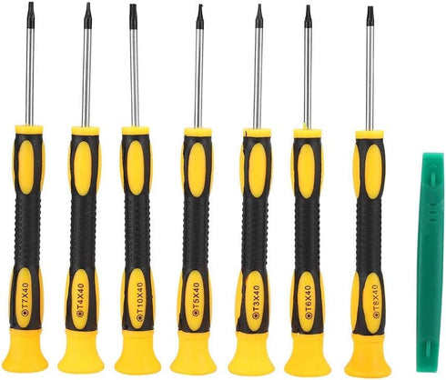 Repair Tool Kit for PS4, Mini 8 in 1 Multifunction PS4 Game Machine Disassembly Precision Screwdriver Set for Switch Game Consoles with 1 x T10H 1...