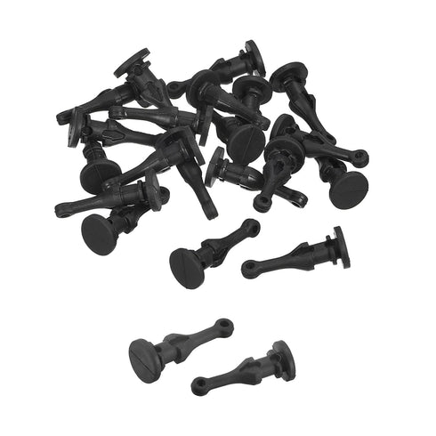uxcell Case Fan Mount Screws Silicone Reducing Noise Vibration Mounting Pin Rivet, 9mm x 22.7mm for PC Chassis Cooling Fans 20 Pcs...