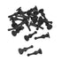 uxcell Case Fan Mount Screws Silicone Reducing Noise Vibration Mounting Pin Rivet, 9mm x 22.7mm for PC Chassis Cooling Fans 20 Pcs...