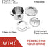 VIXI Vietnamese Coffee Filter: 8 oz, Vietnamese Phin Maker, Asian Coffee Dripper, Perfect Cup of Phin Coffee, Stainless Steel, Gravity Insert, Reu...